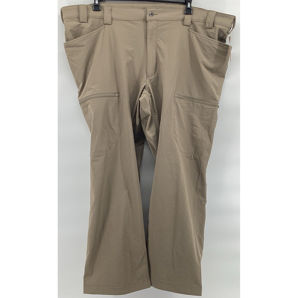 Duluth Trading Mens 46X30 Flexpedition Regular Fit Cargo Stretch Pants Beige NWT